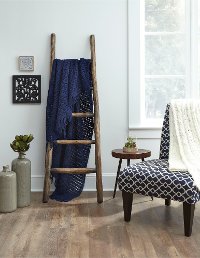French Roast Eucalyptus Wood Blanket Ladder - Millie