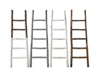 French Roast Eucalyptus Wood Blanket Ladder - Millie-2