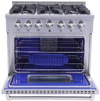 HRG3618U Thor 36″ Pro-style 6 Stainless Steel Burner Gas Range-2