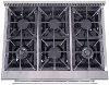 HRG3618U Thor 36″ Pro-style 6 Stainless Steel Burner Gas Range-3