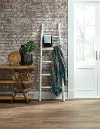 Millie Linen White Eucalyptus Wood Blanket Ladder