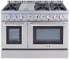 HRG4808U Thor 48″ 6 Burner Stainless Steel Professional Gas Range