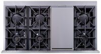 HRG4808U Thor 48″ 6 Burner Stainless Steel Professional Gas Range-3