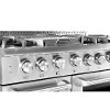 HRG4808U Thor 48″ 6 Burner Stainless Steel Professional Gas Range-4