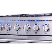 HRD3606U Thor HRD3606U 36 Inch Professional Dual Fuel Range - Stainless Steel-6