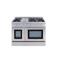 HRD4803U Thor 48 Inch Professional Dual Fuel Range - Stainless Steel-2