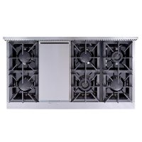 HRD4803U Thor 48 Inch Professional Dual Fuel Range - Stainless Steel-3