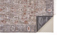 8 x 10 Large Traditional Gray and Rust Area Rug - Grayson-6