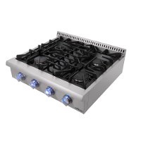 HRT3003U Thor 30 Inch Professional Gas Rangetop - Stainless Steel-3