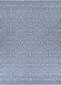 5 x 7 Medium Blue & Gray Reversible Indoor-Outdoor Rug - Outdurable-2