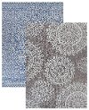 Clearance 8 x 11 Large Blue & Gray Reversible Indoor-Outdoor Rug - Outdurable