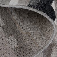 5 x 8 Medium Erasto White, Gray, and Black Area Rug - Milan-4