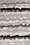 8 x 10 Large Erasto White, Gray, and Black Area Rug - Milan