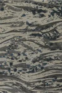 UP2PE5X8 5 x 8 Medium Contemporary Pewter Gray Area Rug - Upton