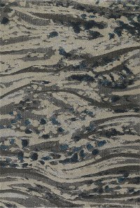 8 x 11 Large Contemporary Pewter Gray Area Rug - Upton