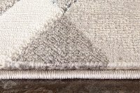 5 x 8 Medium Gray, Blue, Charcoal, and Cream Area Rug - Alida-4