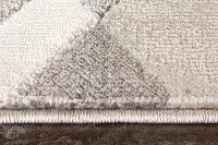 8 x 11 Large Gray, Blue, Charcoal, and Cream Area Rug - Alida-4