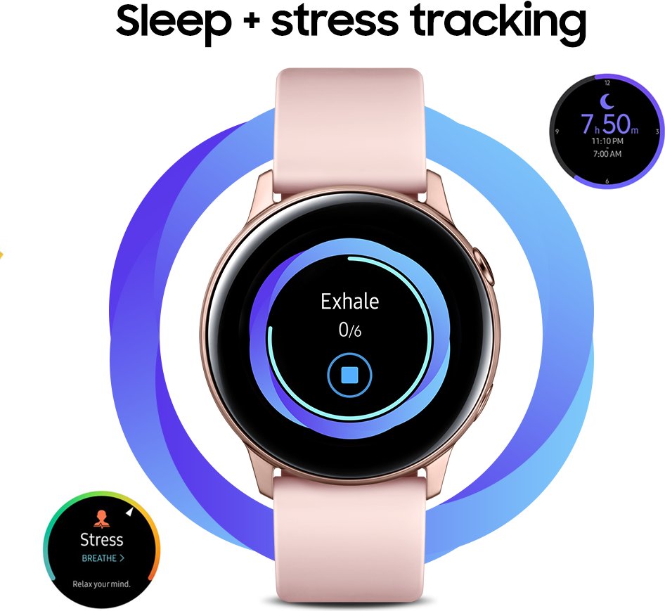 SM-R500NZKAXAR Galaxy Watch Active (40mm) Black-3