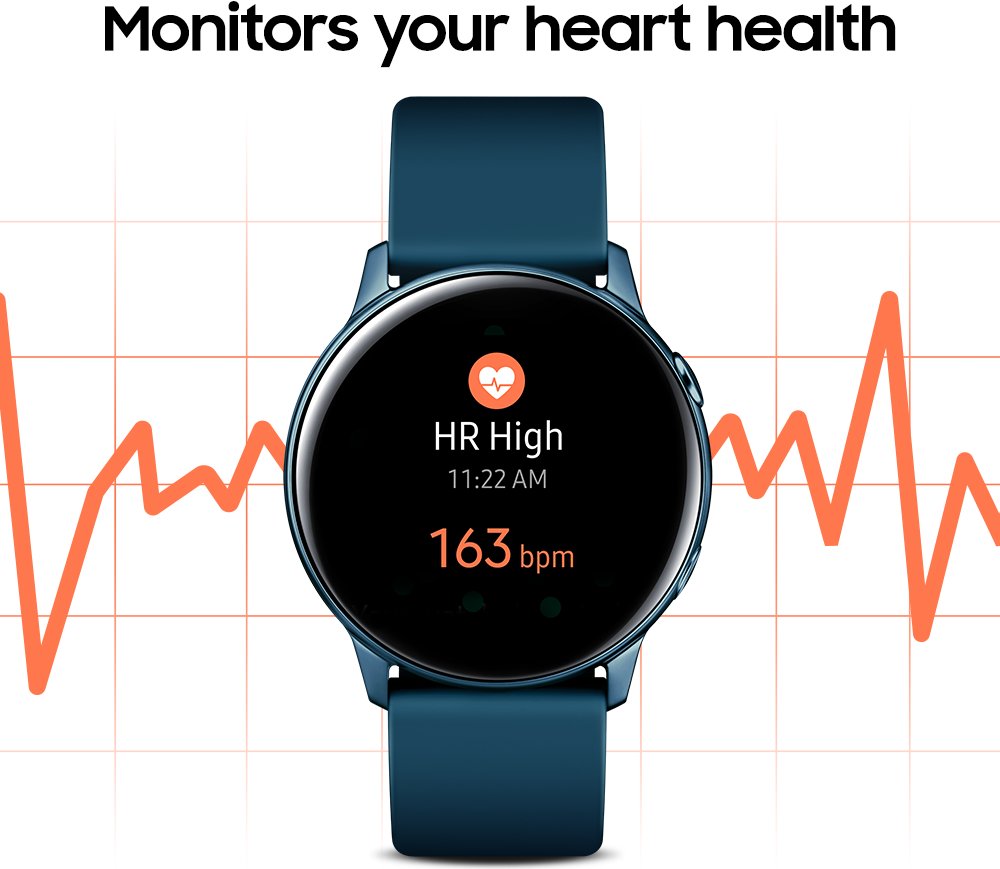 SM-R500NZKAXAR Galaxy Watch Active (40mm) Black-4