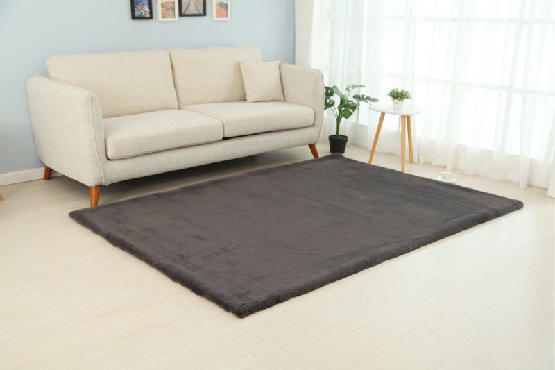 8 X 10 Large Faux Fur Gray Area Rug Chinchilla Rc Willey 8 X 10 Large Faux Fur Gray Area Rug