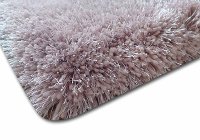 5 x 7 Medium Dusty Pink Shag Rug - Shaggy Viscose-2