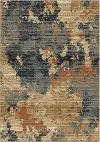 8233/5X8 Adagio 5 x 8 Rust, Ivory, and Blue Rug