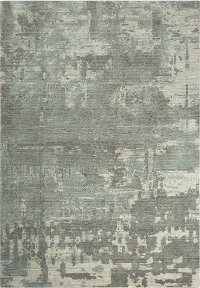 5 x 8 Medium Traditional Gray and Beige Area Rug - Gossamer