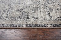8 x 11 Large Traditional Gray and Beige Area Rug - Panache-3
