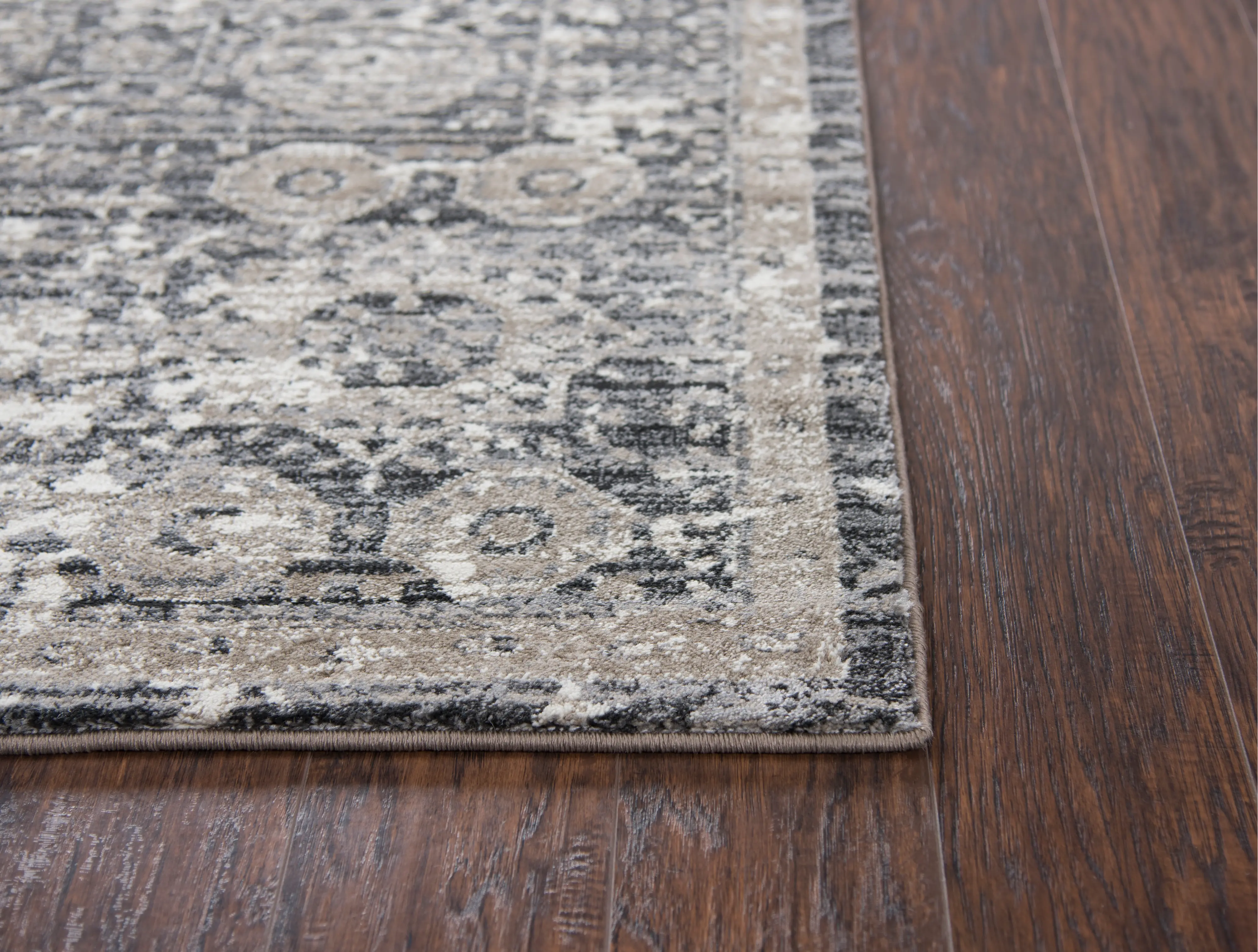 Panache 8 x 11 Traditional Gray and Beige Area Rug-4