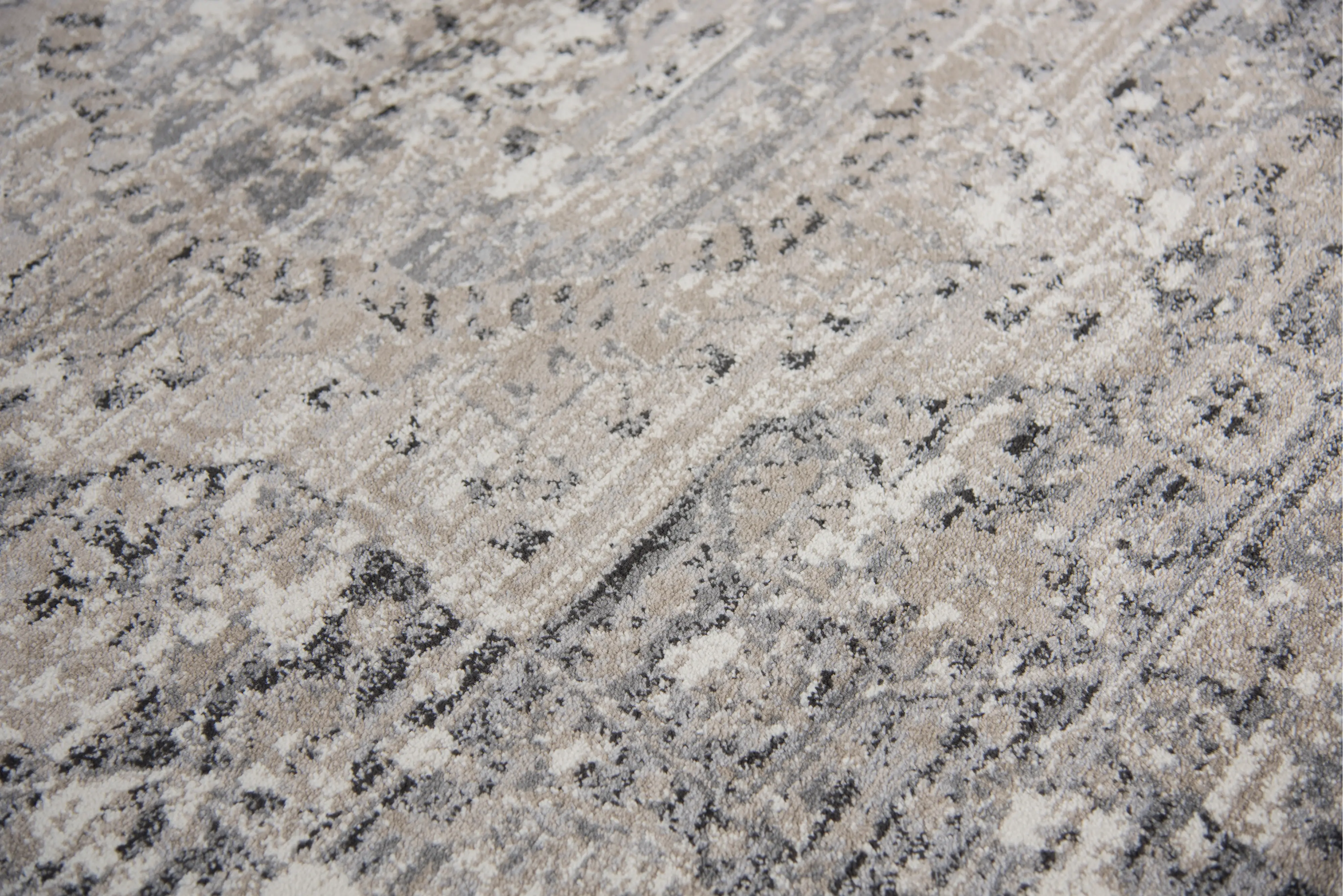 Panache 8 x 11 Traditional Gray and Beige Area Rug-5