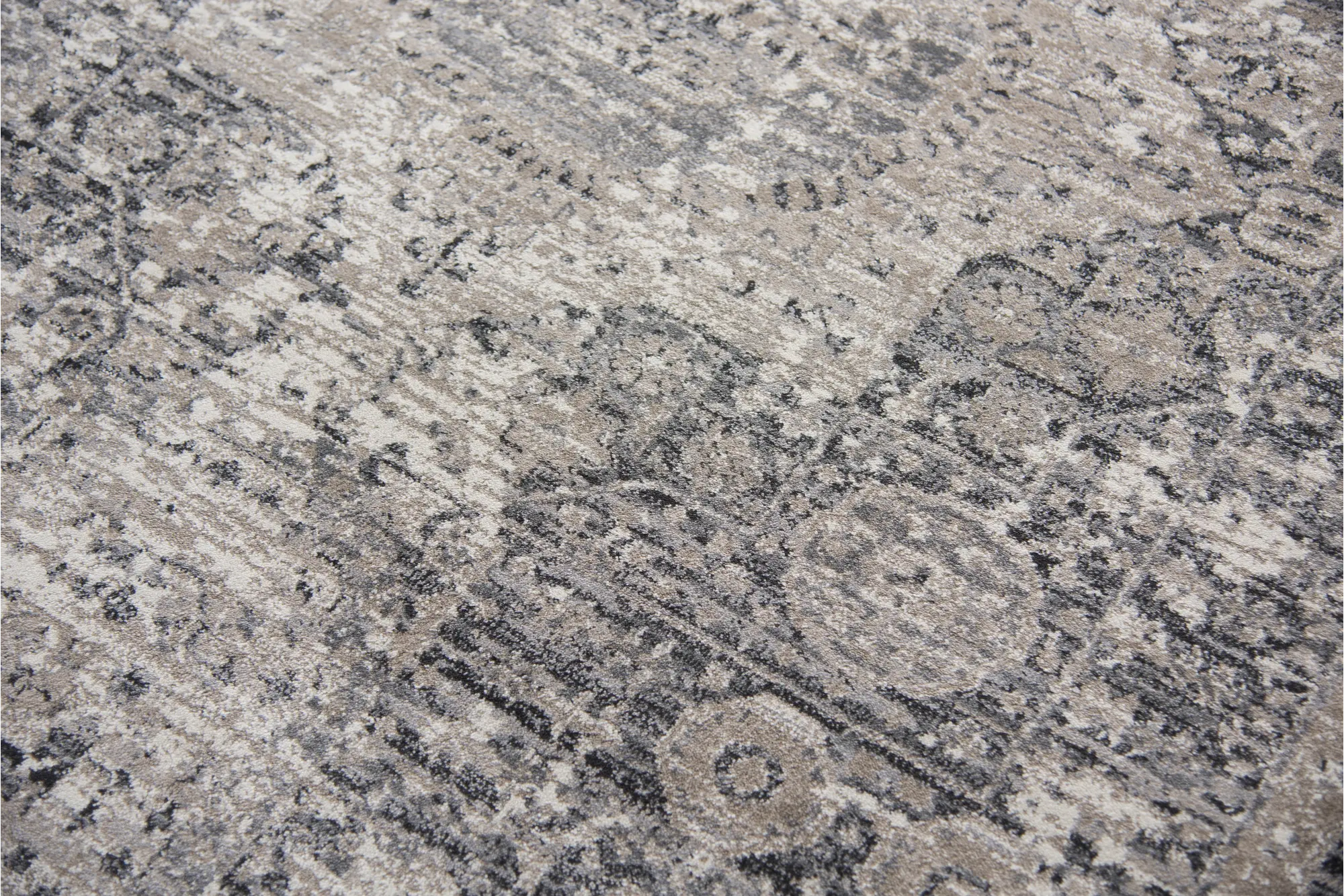 Panache 8 x 11 Traditional Gray and Beige Area Rug-6