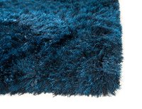 5 x 8 Medium Contemporary Navy Blue Shag Rug - Luxe Shag-2