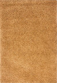 5 x 8 Medium Transitional Gold Shag Rug - Comfort Shag