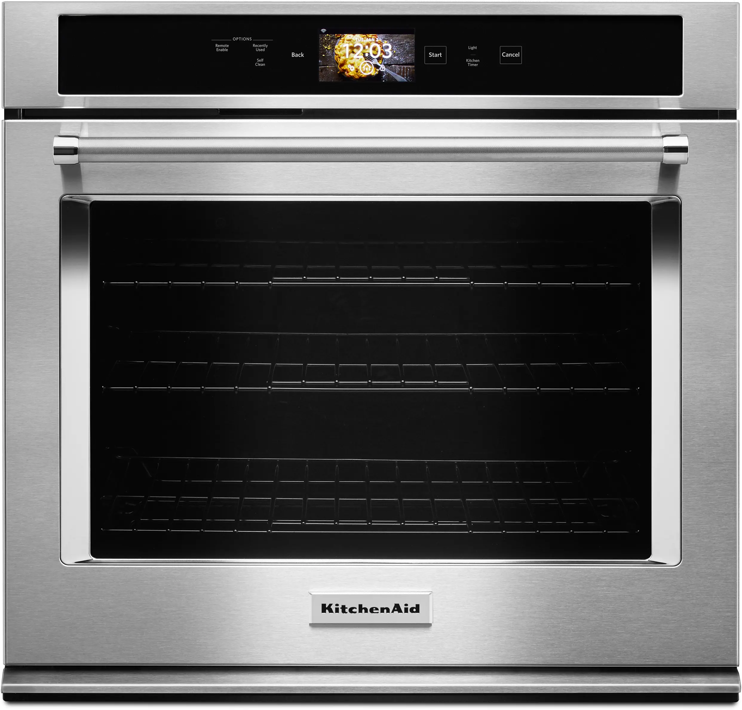 KOSE900HSS KitchenAid 30 Inch Smart Single Wall Oven - 5.0 cu. ft. Stainless Steel-1