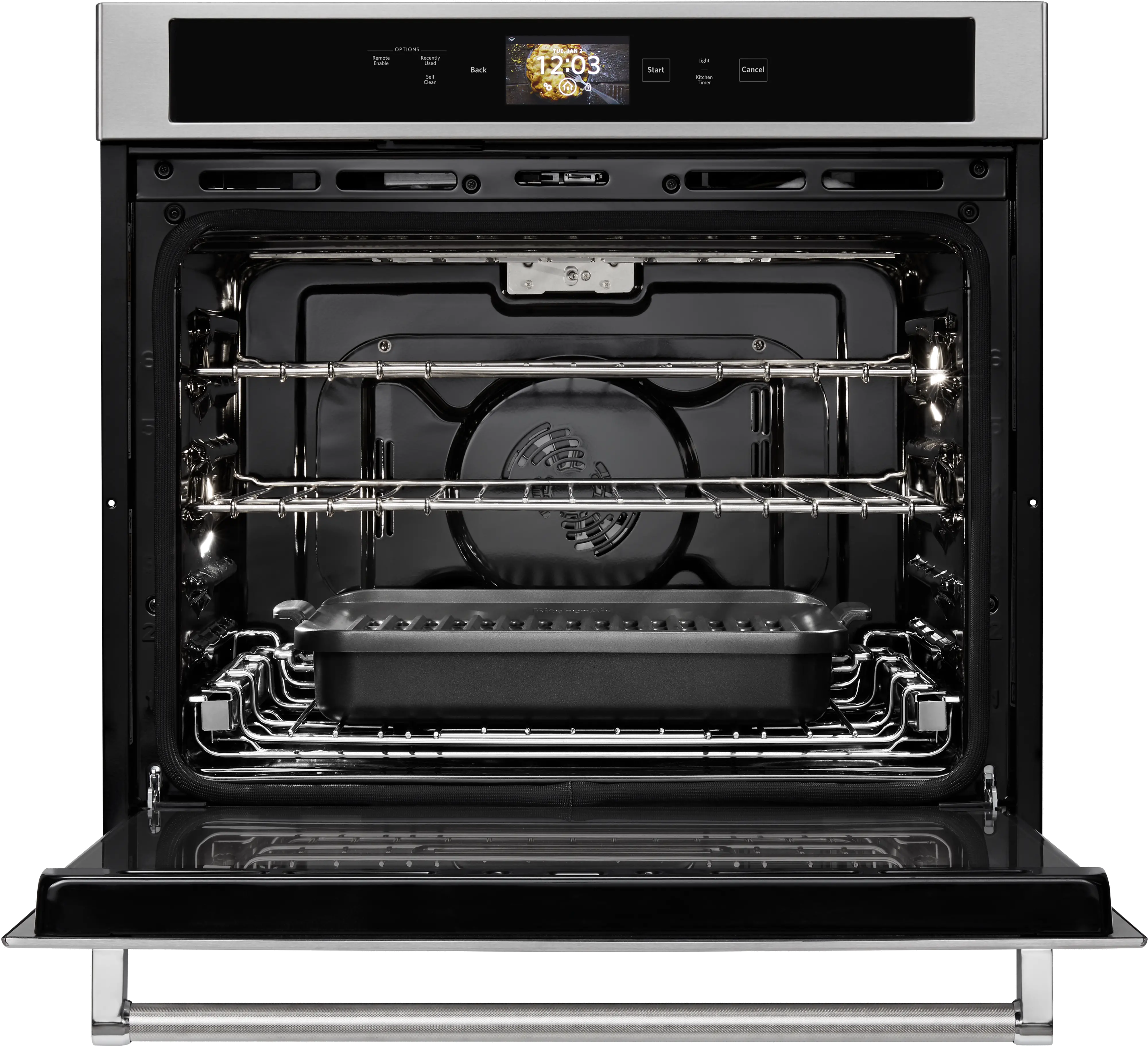 KOSE900HSS KitchenAid 30 Inch Smart Single Wall Oven - 5.0 cu. ft. Stainless Steel-2