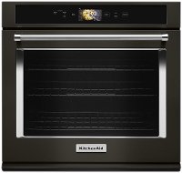 KOSE900HBS KitchenAid 30 Inch Smart Oven+ Single Wall Oven - 5.0 cu. ft. Black Stainless Steel