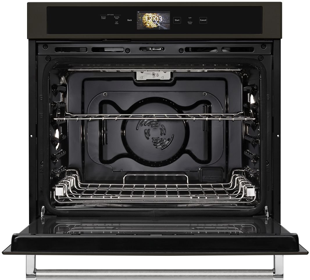 KOSE900HBS KitchenAid 30 Inch Smart Oven+ Single Wall Oven - 5.0 cu. ft. Black Stainless Steel-3