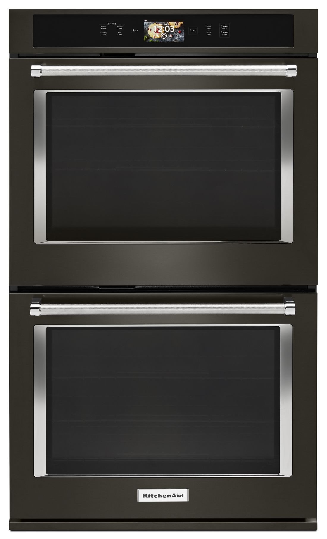 KODE900HBS KitchenAid 30 Inch Smart Oven+ Double Wall Oven - 10 cu. ft. Black Stainless Steel-1