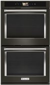 KODE900HBS KitchenAid 30 Inch Smart Oven+ Double Wall Oven - 10 cu. ft. Black Stainless Steel