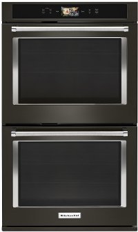 KODE900HBS KitchenAid 30 Inch Smart Oven+ Double Wall Oven - 10 cu. ft. Black Stainless Steel-1