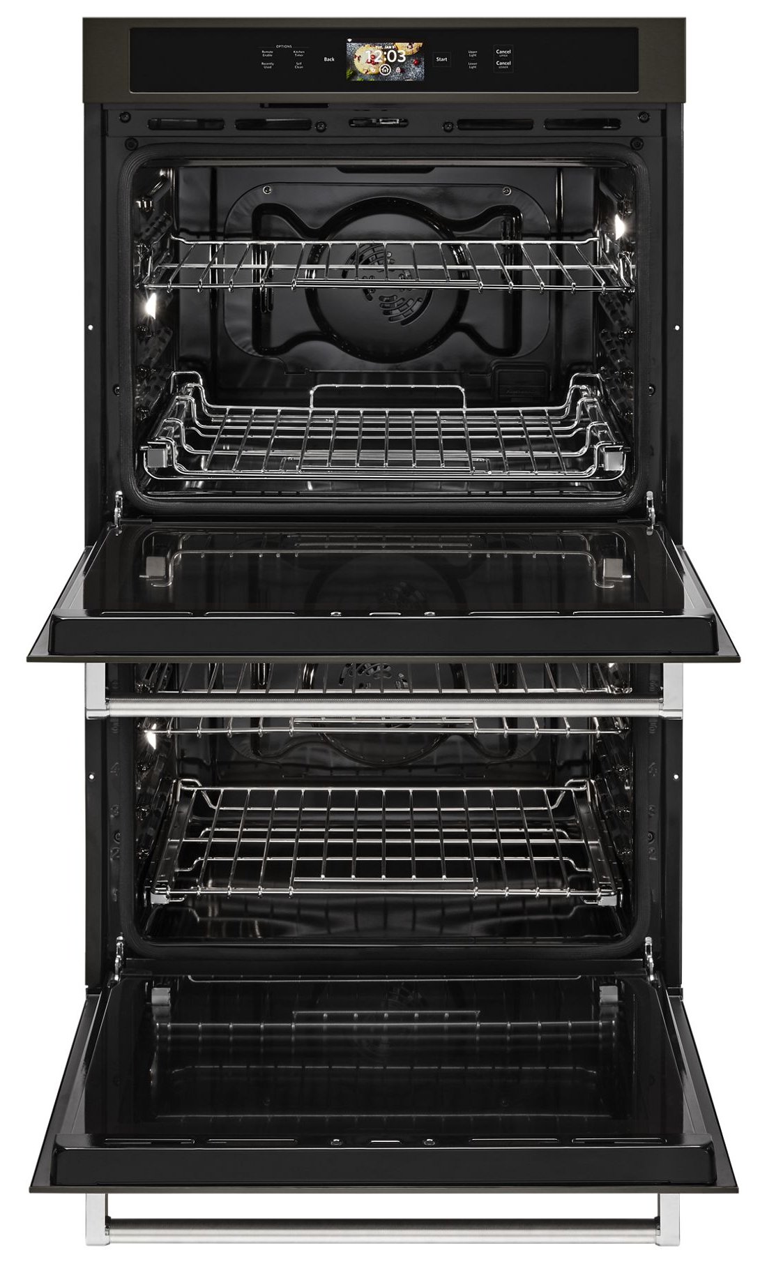 KODE900HBS KitchenAid 30 Inch Smart Oven+ Double Wall Oven - 10 cu. ft. Black Stainless Steel-2
