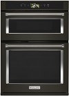 KOCE900HBS KitchenAid 30 Inch Smart Combination Wall Oven with Microwave - 6.4 cu. ft. Black Stainless Steel