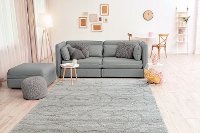 5 x 7 Medium Transitional Gray Area Rug - Mystique-2