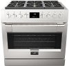 F6PGR366S2 Fulgor Milano 36 Inch Sofia Professional Gas Range - Stainless Steel