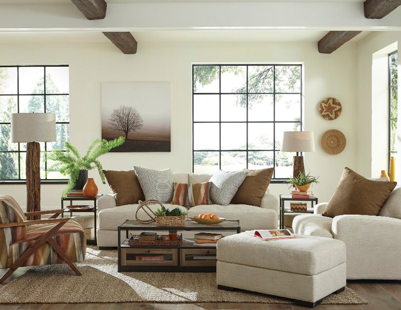 Contemporary Ivory White 2 Piece Living Room Set Carlin Rc Contemporary Ivory White 2 Piece Living Room Set Carlin Rc Willey Furniture