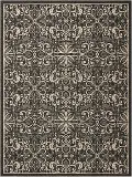 5 x 7 Medium Charcoal Gray Indoor-Outdoor Rug - Caribbean