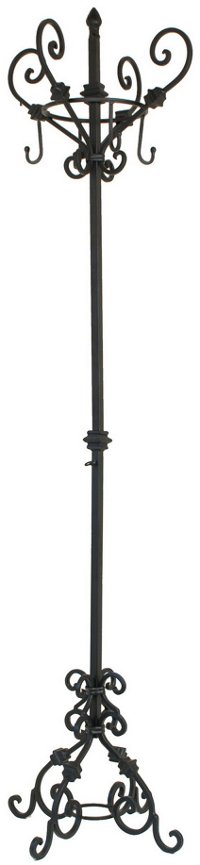 Traditional Metal Coat Rack Stand