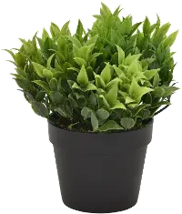 Green Potted Faux Plant Arrangement