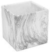 Clearance 7 Inch Marble Look Square Flower Pot