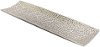 Silver Rectangular Ceramic Hammered Plate